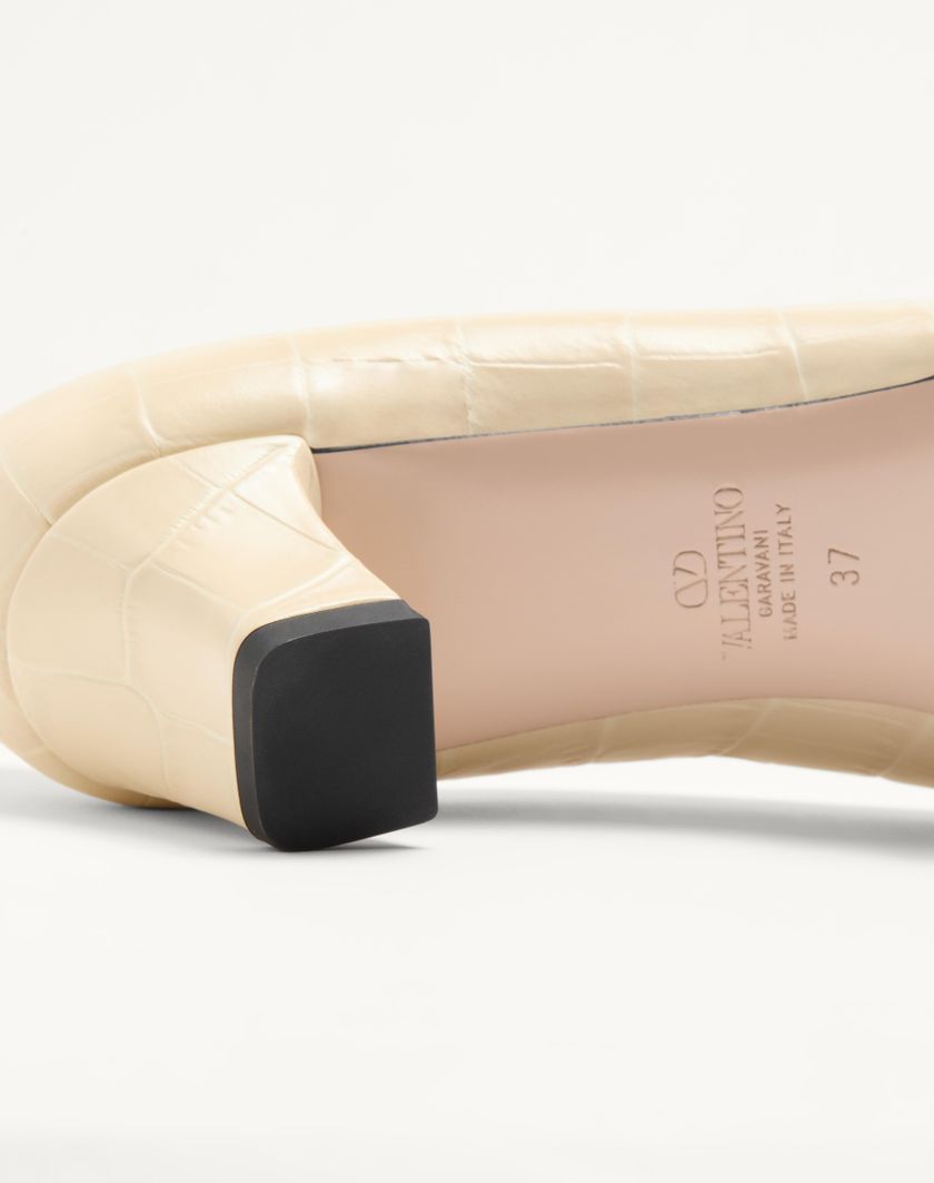 BOWOW DÉCOLLETÉ IN PRINTED CALFSKIN 45MM - Image 5